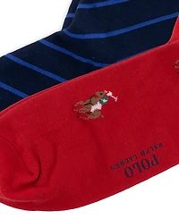 Polo Ralph Lauren Men's 2-Pk. Knit-In Pony Slack Socks
