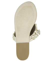 Jeffrey Campbell Women's Tidal Wave Shell Thong Flat Sandals