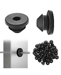 Yescom 60PCS Cable Railing Rubber Grommets Protective Sleeves for 1/8" to 3/16"