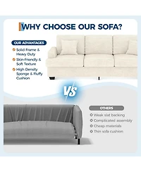 gaomon 86" Corduroy Sofa