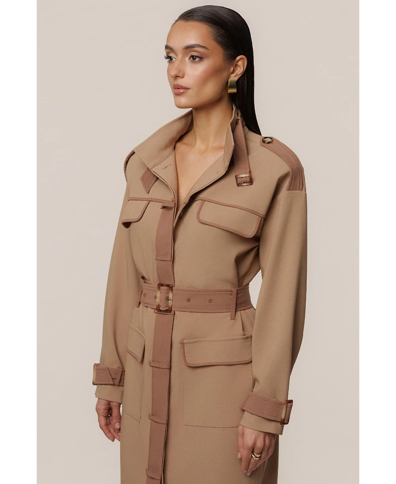 Jluxlabel Women's Icon Belted Midi Dress