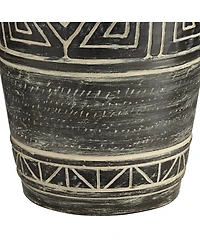 John Timberland Rustic Southwestern Jar Table Lamp with Usb Charging Port 32" Tall