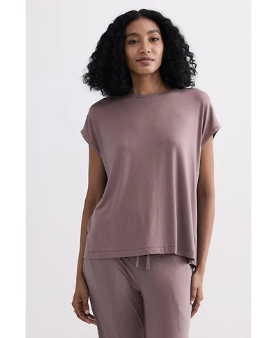 Reistor Women's Relaxed Tee in Dusty Rose