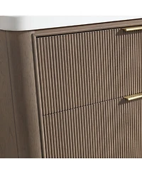 Ari Bath Aria 55" Bathroom Vanity Smoked Oak