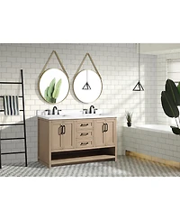 Ari Bath Venice 60" Bathroom Vanity Oak