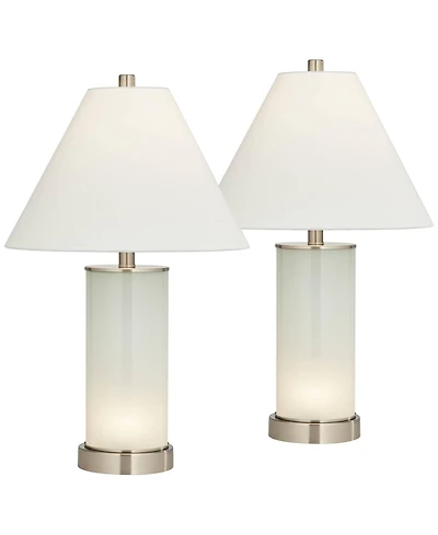 360 Lighting Randi 24" High Small Modern Coastal Table Lamps Set of 2