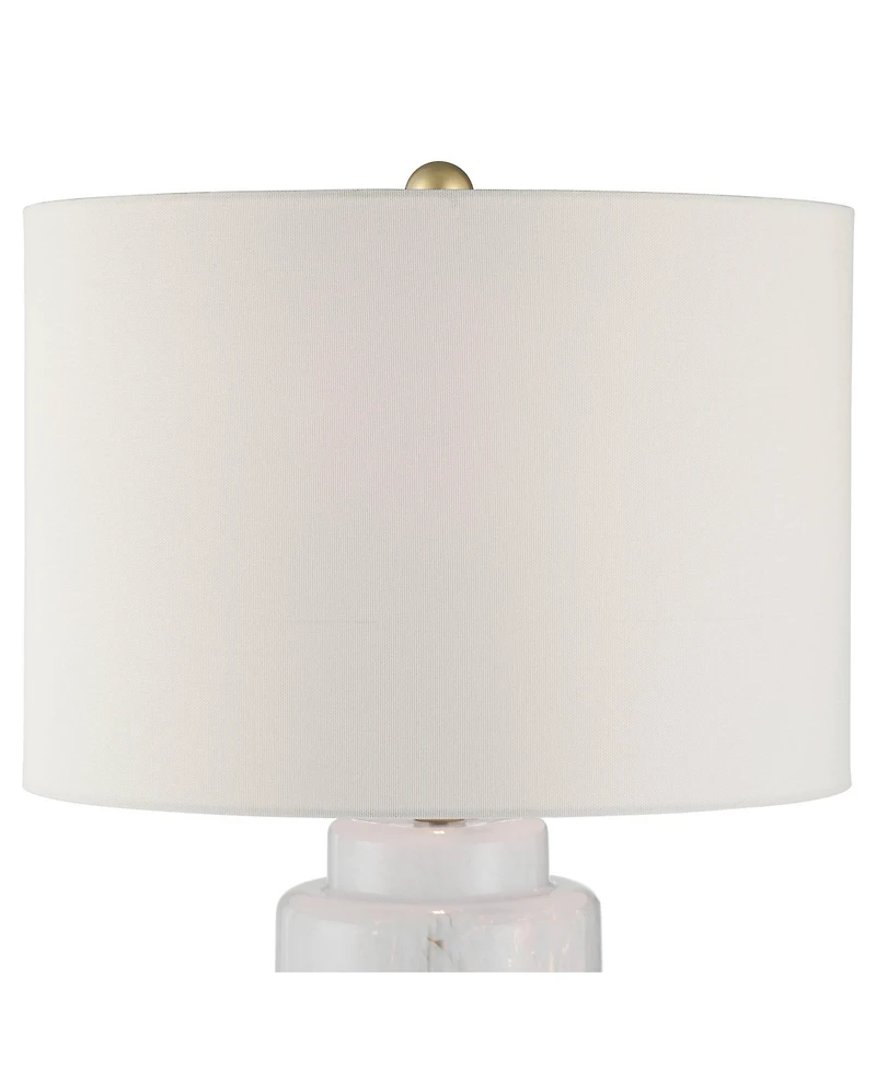 360 Lighting Tatiana 27 3/4" Tall Modern 3-Way Table Lamp Finish Art Glass Single Living Room Bedroom (Colors May Vary)