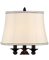 Kathy Ireland Traditional Table Lamp with Usb Dimmer Cord 37" Tall