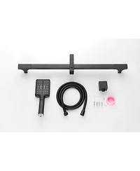 Busdays Handheld Shower with 28-Inch Slide Bar and 59-Inch Hose