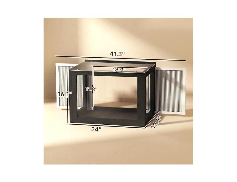 Zeus & Ruta Large Outdoor Cat Enclosure for Backyard Patio Playpen