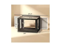 Zeus & Ruta Large Outdoor Cat Enclosure for Backyard Patio Playpen