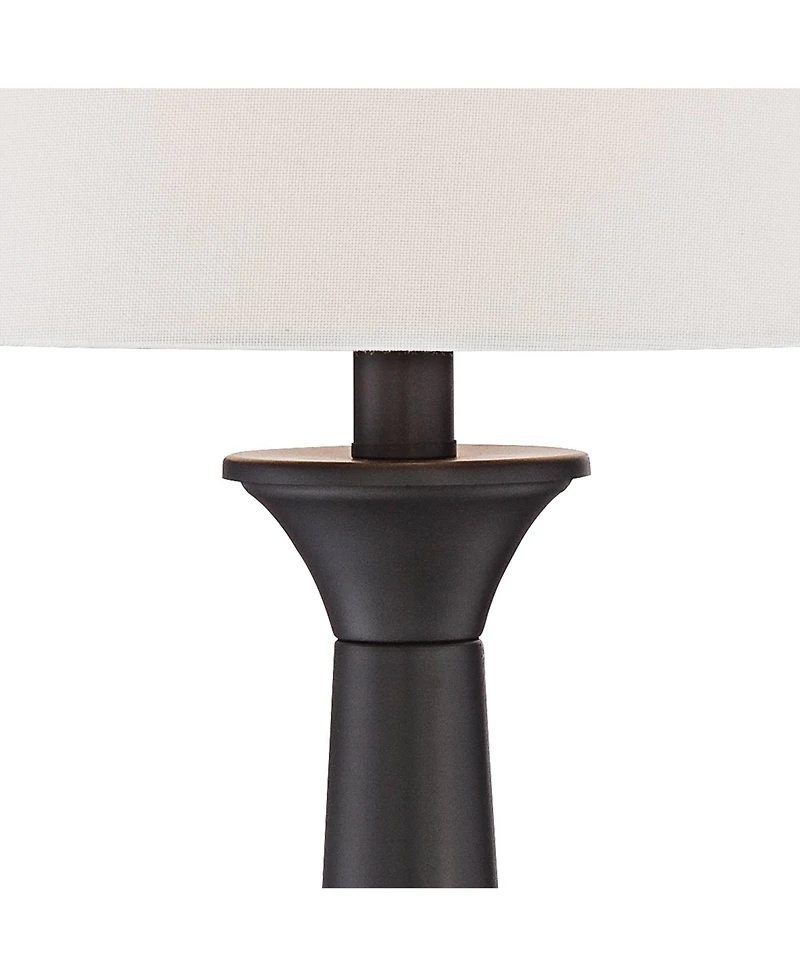 360 Lighting Dolbey Rustic Farmhouse Table Lamps 28" Tall Set of 2