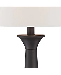 360 Lighting Dolbey Rustic Farmhouse Table Lamps 28" Tall Set of 2