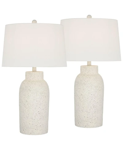 360 Lighting Jaime 27.5 Tall Modern Coastal 3-Way Table Lamps Set of 2