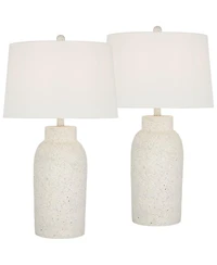360 Lighting Jaime 27.5 Tall Modern Coastal 3-Way Table Lamps Set of 2