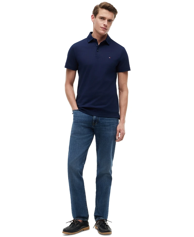 Tommy Hilfiger Men's Mesh Regular-Fit Polo Shirt