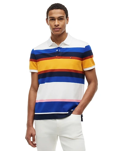 Tommy Hilfiger Men's Stripe Polo Shirt