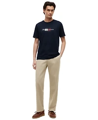 Tommy Hilfiger Men's Script Flag Regular-Fit T-Shirt