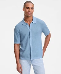 Lands' End Men's Short Sleeve Lightweight Button Through Polo Shirts