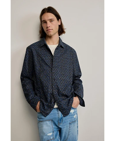 Desigual Men's Ethnic embroidered shirt