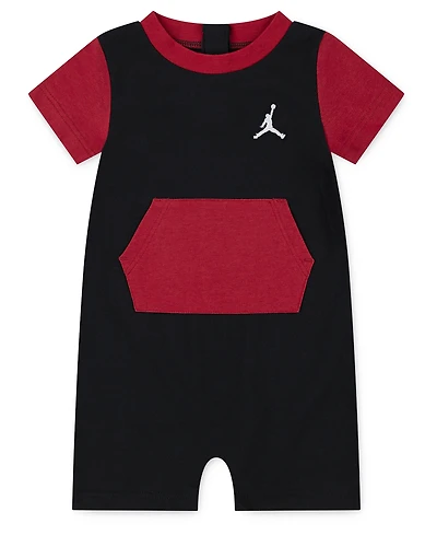 Jordan Baby Boys' Brooklyn Essentials Short-Sleeve Romper
