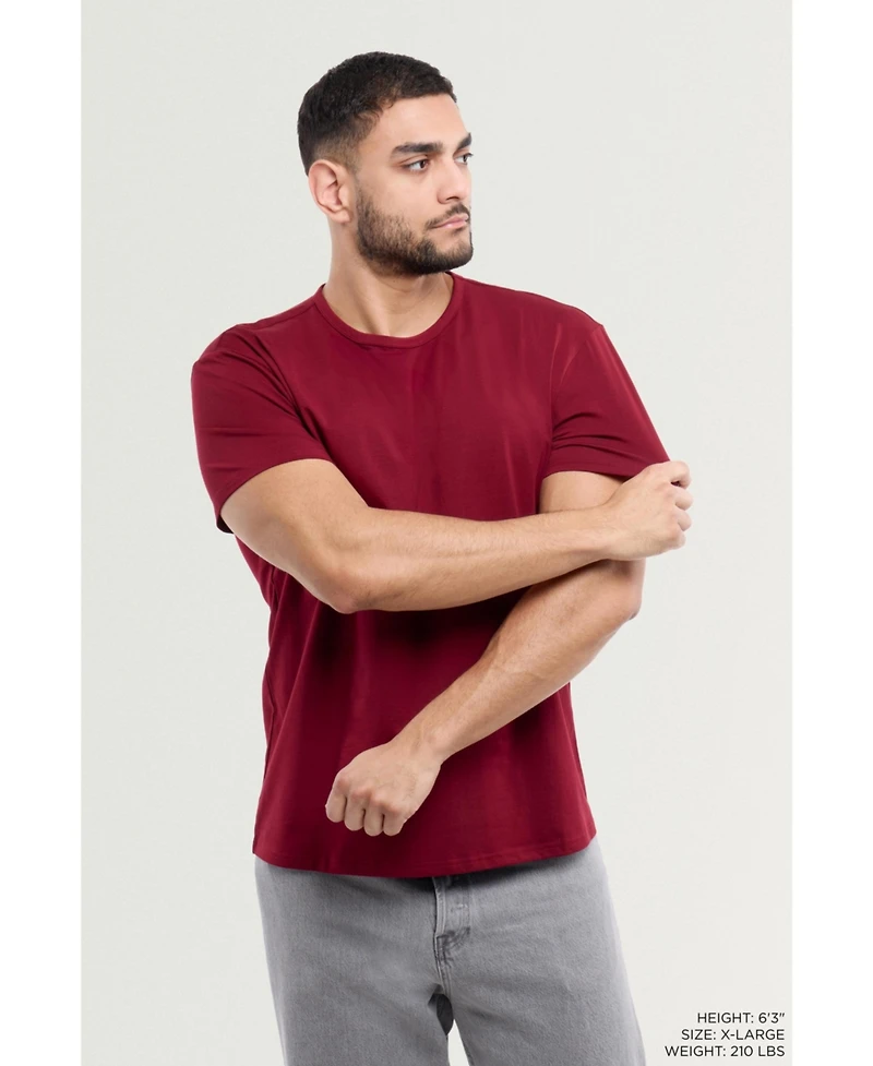 X-Ray Men's Basic Crew Neck Short Sleeve T-shirt