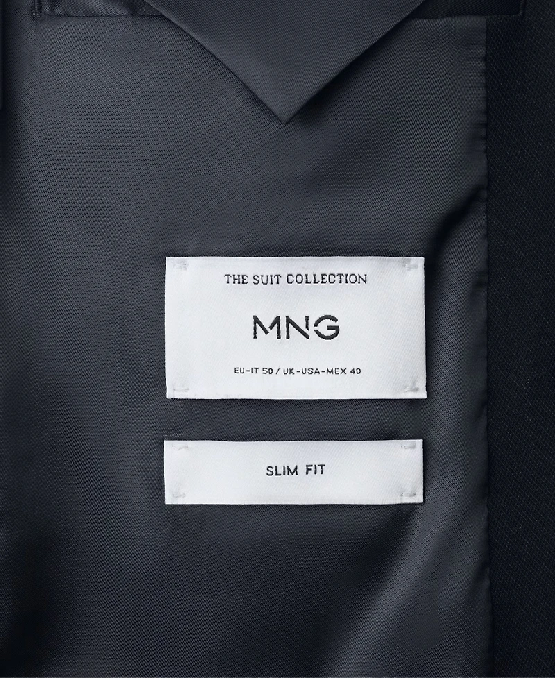 Mango Men's Monaco Double-Breasted Slim-Fit Suit Blazer