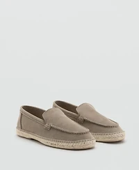 Mango Men's Jute Leather Shoes