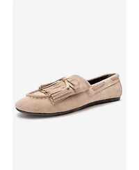 Forever and Always Shoes Axeli Leather Tassel Loafer (Women)