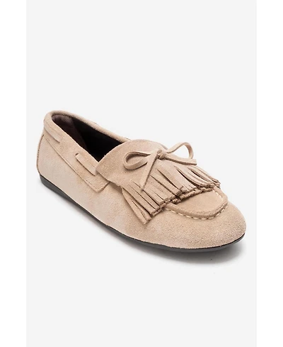 Forever and Always Shoes Axeli Leather Tassel Loafer (Women)