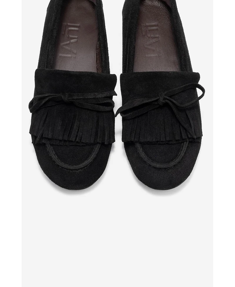 Forever and Always Shoes Axeli Leather Tassel Loafer (Women)