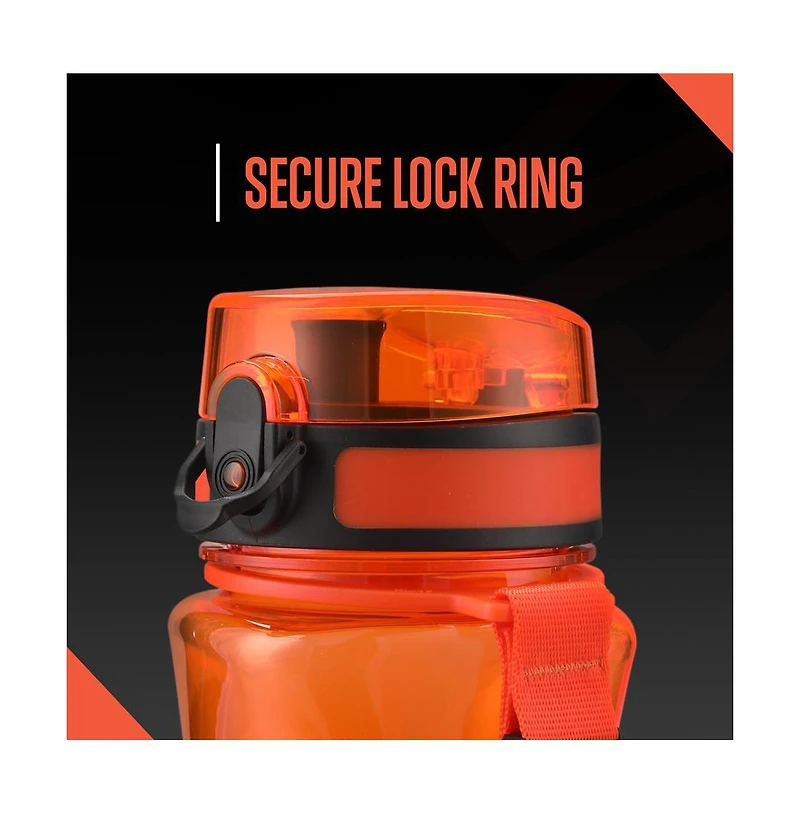 Squatz Sports or Shake Water Bottle with Fruit Infuser Strainer