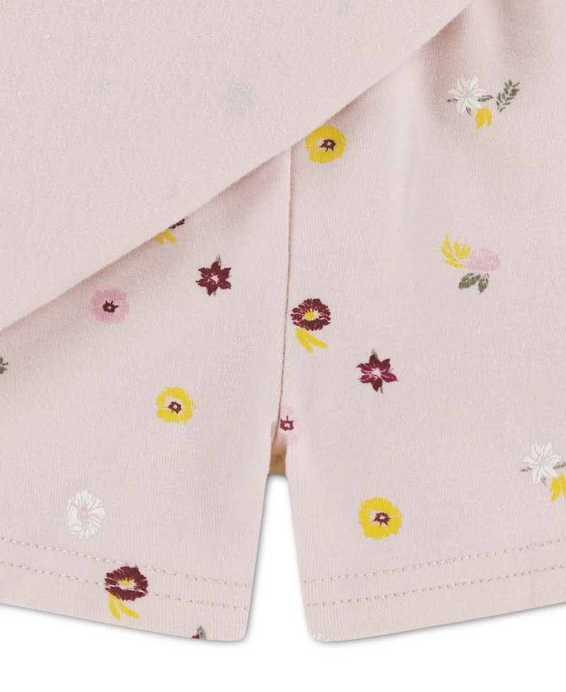 Levi's Baby Girls' Knit Top and Ditsy Skort, 2-Piece Set