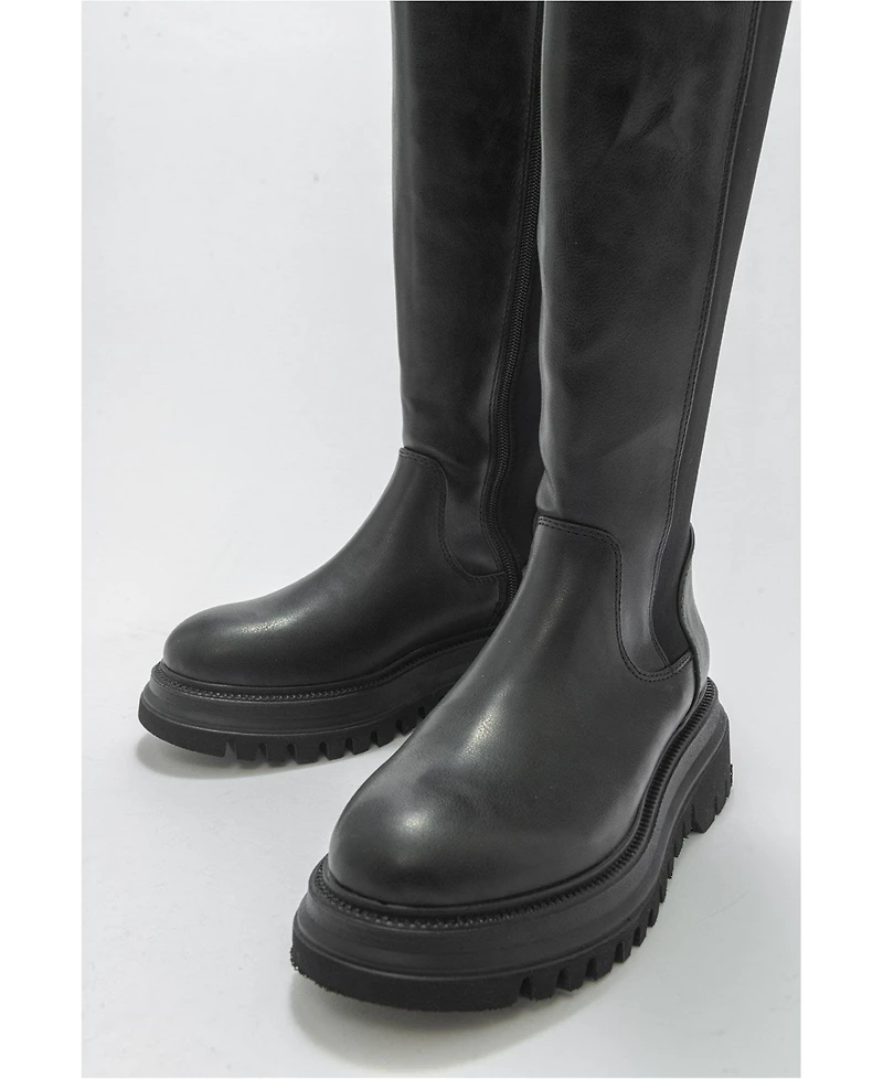 Prologue Shoes Shadow Knee High Boot (Women)