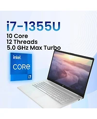 Hp Essential 17.3" Traditional Laptop Intel Core i7 64GB Ram Intel Iris Xe Graphics 1TB Ssd Storage Windows 11 Pro 60Hz - Silver