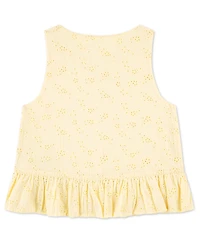 abercrombie kids Toddler Girls' Button Peplum Tank Top