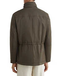 Reiss Men's Cotton-Blend Padded Four-Pocket Jacket