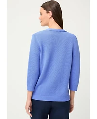 Olsen Women's Solid V-Neck Cardigan