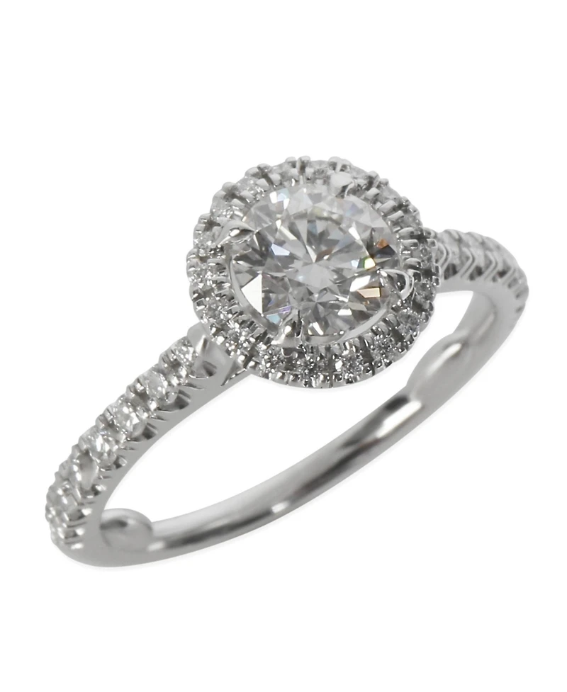 Pre-Owned Cartier 0.9 ct Round Brilliant Diamond Destinee Engagement Ring
