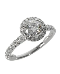 Pre-Owned Cartier 0.9 ct Round Brilliant Diamond Destinee Engagement Ring