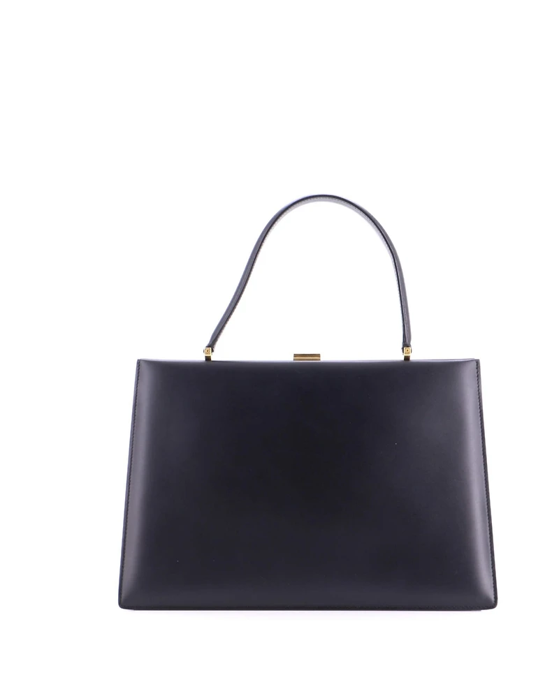 Pre-Owned Celine Medium Clasp Top Handle Bag Leather