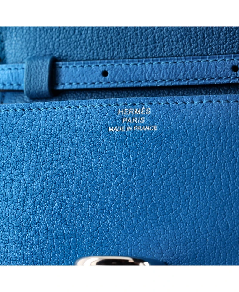 Pre-Owned HERMES Chaine d'Ancre Compact Wallet on Strap Chevre Mysore