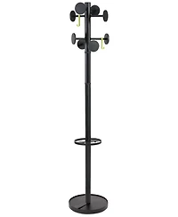 Alba Stan Freestanding Coat Stand with 8 Pegs