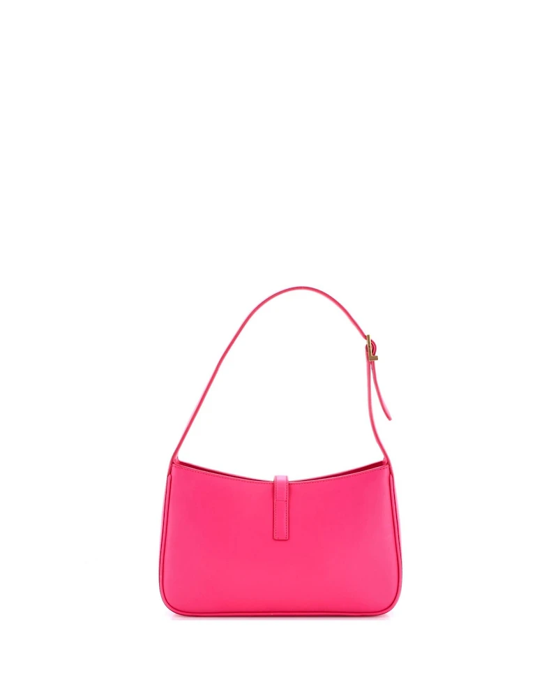 Pre-Owned Saint Laurent Small Le 5 a 7 Hobo Leather