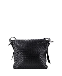 Pre-Owned Bottega Veneta Medium Square Flap Messenger Bag Intrecciato Nappa