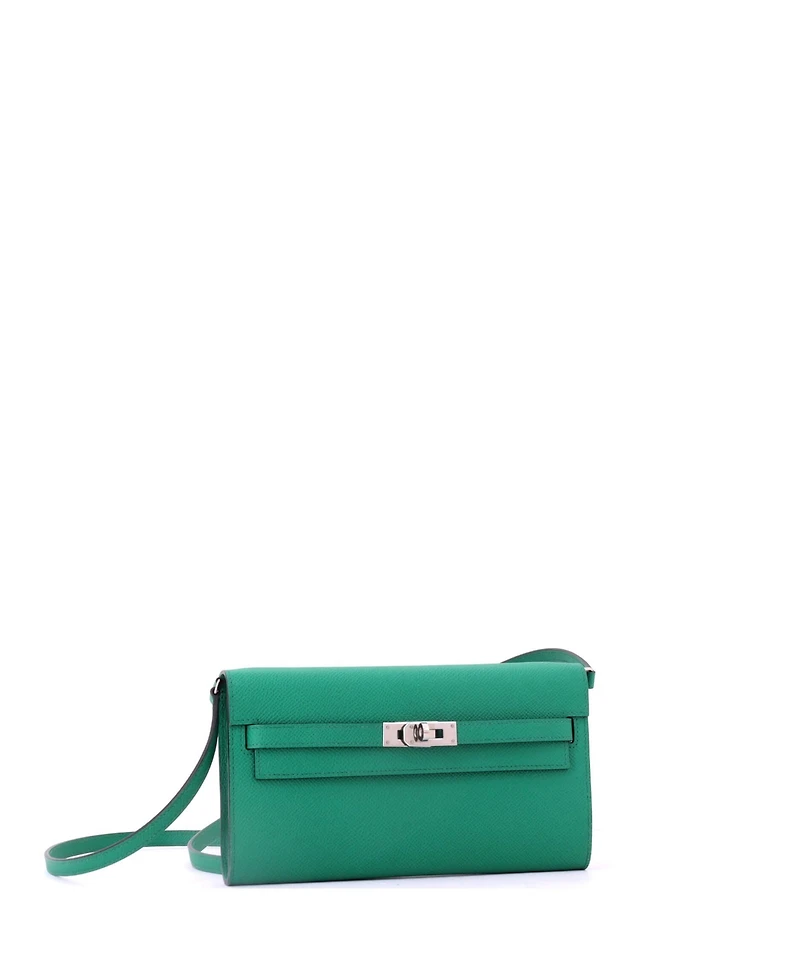 Pre-Owned HERMES Kelly To Go Wallet Epsom