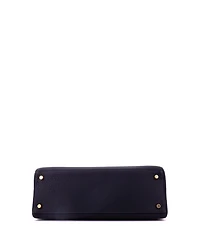 Pre-Owned HERMES Kelly Handbag Blue Togo with Gold Hardware