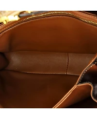 Pre-Owned Celine Medium Triomphe Shoulder Bag Triomphe Coated Canvas