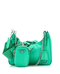 Pre-Owned Prada Small Re-Edition 2005 Shoulder Bag Tessuto