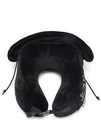 Von Dutch Eyeconic Hooded Ergonomic Memory Foam 5" Travel Neck Pillow